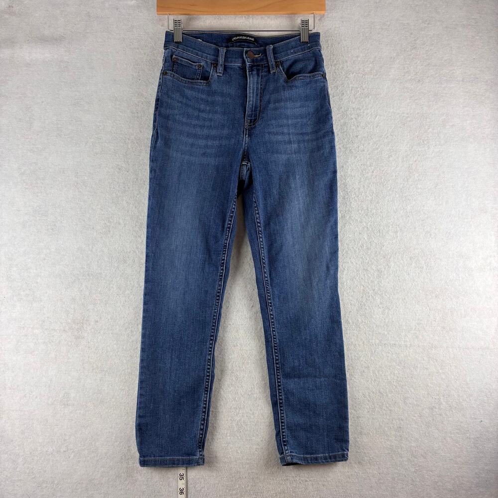 Calvin Klein Jeans Women's 4/27 Straight Blue Fading Eco Sustainable Comfort